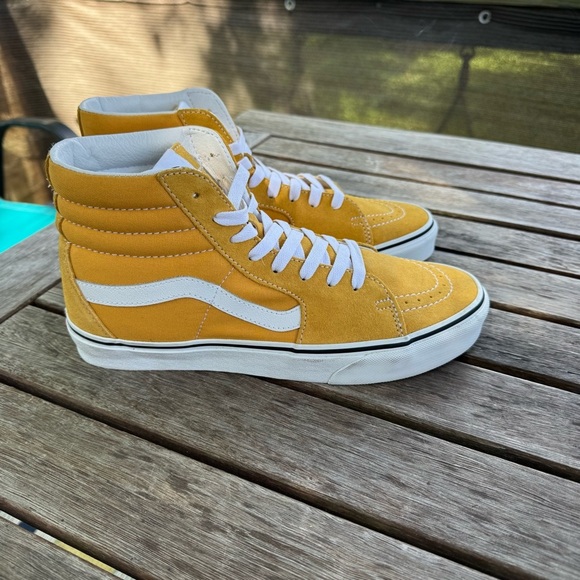 Vans Yellow High-Top Sneakers - Picture 4 of 13
